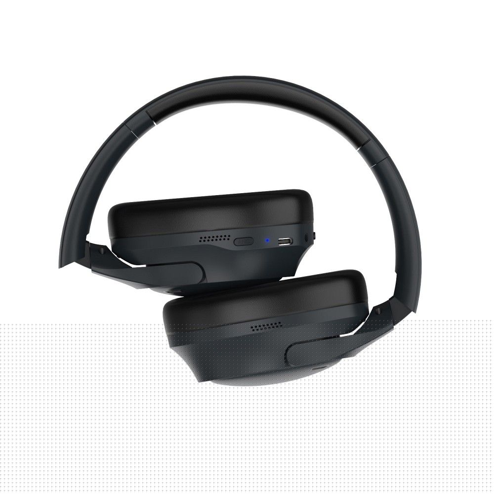 Forcell F-Audio Vibe ANC + ENC + TUYA APP Kabellose On-Ear-Kopfhörer Schwarz